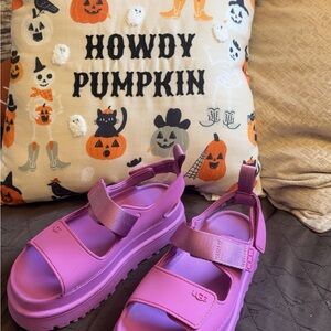 UGG Kids Vibrant Purple Sandals